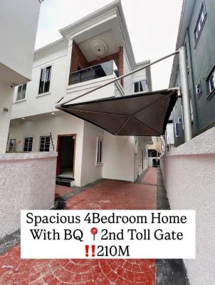 Modern 4 Bedroom Semi Detached Duplex with Bq, 2nd Toll Gate, Lekki, Lagos, Semi-detached Duplex for Sale
