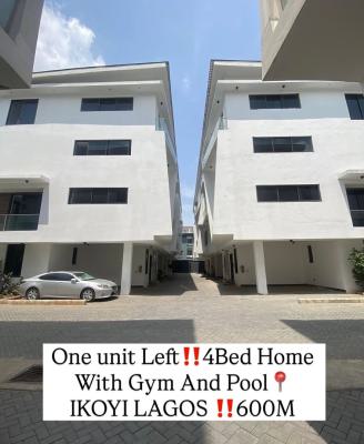 Stunning 4 Bedroom Terrace Duplex with Pool,gym and Bq, Ikoyi, Ikoyi, Lagos, Terraced Duplex for Sale