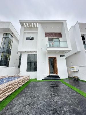 Spacious 4 Bedroom Fully Detached Duplex with Bq and Pool, Chevron, Lekki, Lagos, Detached Duplex for Sale