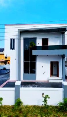 Brand New Luxury Standard 4 Bedroom Fully Detached House with Pool, Crown. Est, Sangotedo, Ajah, Lagos, Detached Duplex for Rent