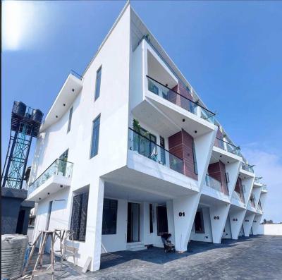 Lovely 4bedroom Terrace Duplex with Bq in a Secured Estate, Ikate, Lekki, Lagos, Terraced Duplex for Rent
