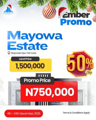 Promo Price Own an Affordable Property  at Epe Tollgate, Majooda Epe Toll Gate, Epe, Lagos, Residential Land for Sale