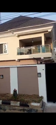 a Solid Detached House + Mini Flat  Bq + Active Swimming Pool + Elec, Quiet Estate Allen Ikej, Ikeja, Lagos, Detached Duplex for Rent