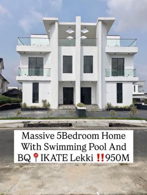 Contemporary 5 Bedroom Detached Duplex with Swimming Pool and Bq, Ikate, Ikate, Lekki, Lagos, Detached Duplex for Sale