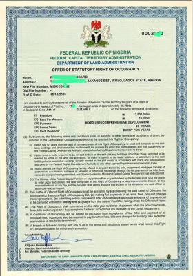 10.78ha Land at Guzape Ii, Guzape District, Abuja, Land for Sale