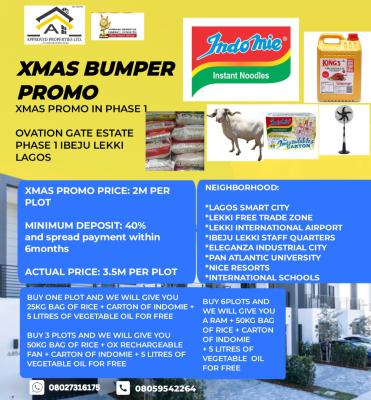 Xmas Land Promo in Ibeju Lekki Lagos, Ibeju Lekki Lagos, Ibeju Lekki, Lagos, Residential Land for Sale