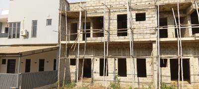 3 Bedroom Terrace Duplex with Bq @ Carcass Level, Kabusa Garden Estate, Abuja, Dakwo, Abuja, Terraced Duplex for Sale