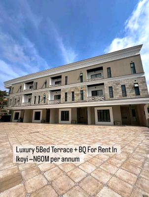 Luxury 5 Bedroom Terrace with Bq, Swimming Pool, Gym and an Open Loung, Ikoyi, Lagos, House for Rent