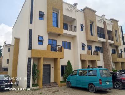 4 Bedrooms Terrace with Bq, By Lento Aluminum, Life Camp, Abuja, Terraced Duplex for Rent