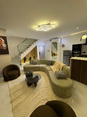 Luxury Newly Launched 2 Bedroom Maisonette with Pool, Gym, Elevator Et, Lekki Phase 1, Lekki, Lagos, Flat / Apartment Short Let