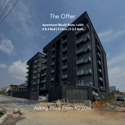 Spacious 2 & 3 Bedroom Apartments with Swimming Pool, Ikate, Ikate, Lekki, Lagos, Flat / Apartment for Sale