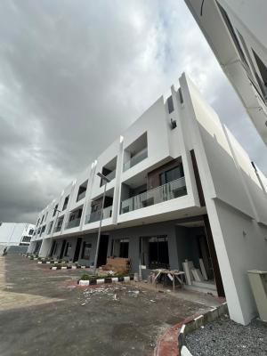 Contemporary 4 Bedroom Terrace Duplex with Bq, Gym, Pool, Contemporary Detailed Home with Study, Pool, Bq, Ikate, Lekki, Lagos, Terraced Duplex for Sale