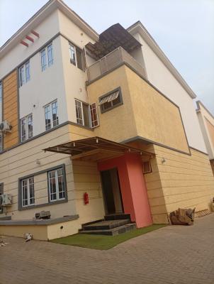 Corner Piece 4 Bedroom Terraced Duplex with a Bq, Guzape District, Abuja, Terraced Duplex for Rent