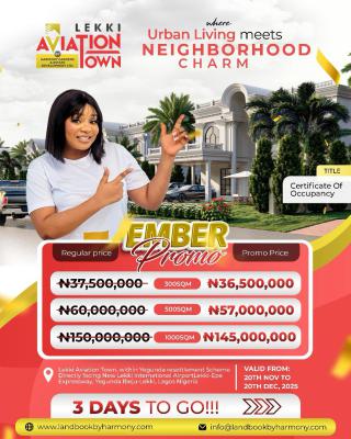 C of O Buy and Build Service Residential Estate Land Instant Allocatio, World Class Premium Luxury Estate Amenities and Infrastructure, Ibeju Lekki, Lagos, Residential Land for Sale