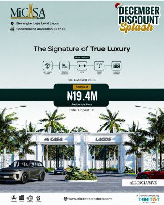 Land with 15% Discount Till December 31st, Opposite New Lekki Airport, Eleranigbe, Ibeju Lekki, Lagos, Mixed-use Land for Sale