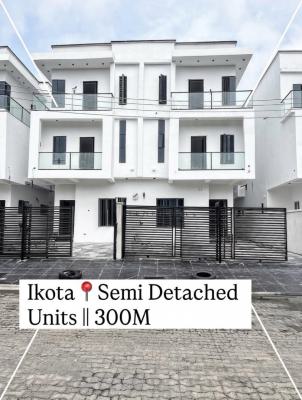 Contemporary 4 Bedroom Semi Detached Duplex with Bq, Ikota, Ikota, Lekki, Lagos, Semi-detached Duplex for Sale