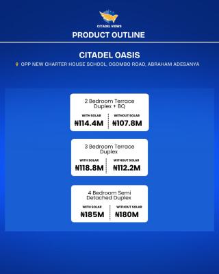 2 Bedrooms Terrace, Ajah, Lagos, Terraced Duplex for Sale