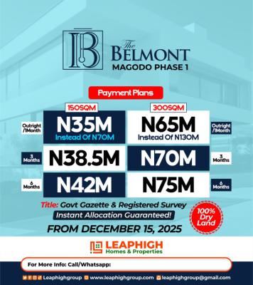 Exclusive Plots of Land in Serene Neighborhood, Inside Magodo Gra Phase 1, Gra Phase 1, Magodo, Lagos, Residential Land for Sale