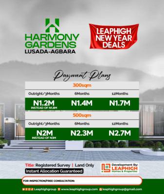 Prime & Affordable Plots of Land in Good Neighborhood, Off Lusada-agbara Road, Agbara, Ado-odo/ota, Ogun, Mixed-use Land for Sale