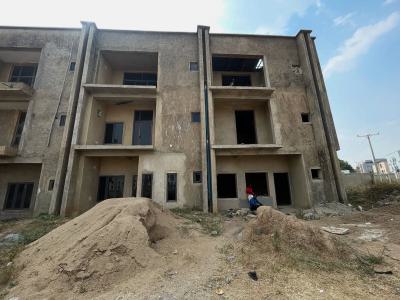Standard 4bedroom Terrace with a Bq (semi Finished), Jahi, Abuja, Terraced Duplex for Sale