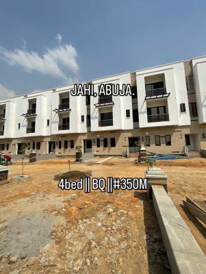 New 4 Bedroom Terrace Duplex 2 Living Rooms + Boys Quarters, Jahi, Abuja, Terraced Duplex for Sale