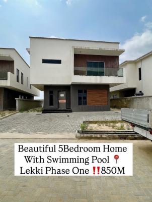 Contemporary 5 Bedroom Detached Duplex with Swimming Pool and Bq, Lekki Phase 1, Lekki Phase 1, Lekki, Lagos, Detached Duplex for Sale
