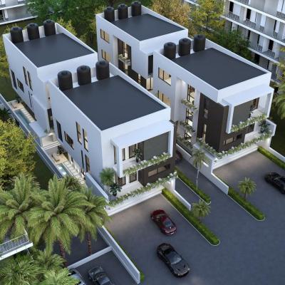 Luxury Standard 5 Bedroom Fully Detached House with Bq/ Pool & More, Right Hand Side (rhs), Lekki Phase 1, Lekki, Lagos, Terraced Duplex for Sale