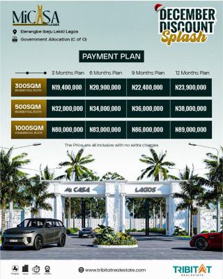 Commercial Estate Plots of Land with C of O Title, World Class Premium Business District Hub, Eleranigbe, Ibeju Lekki, Lagos, Commercial Land for Sale