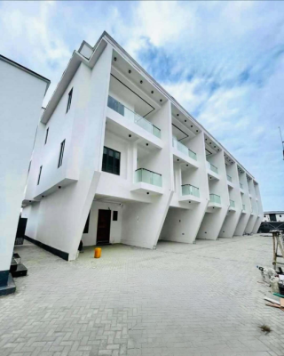 4 Bedroom Terrace Duplex with Bq, Ikate, Lekki, Lagos, Terraced Duplex for Rent