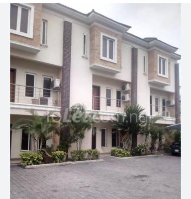 Serviced Very Massive Luxury 4 Bedroom Terrace Duplex with Bq, Osapa, Lekki, Lagos, Terraced Duplex for Rent