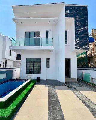 5 Bedroom Fully Detached Duplex with Swimming Pool, Ikota, Lekki, Lagos, Detached Duplex for Sale