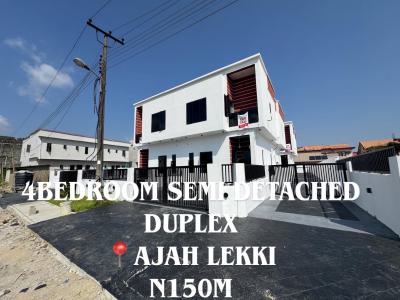 4bedroom Semi Detached with Bq, Ajah, Lagos, House for Sale