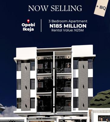 3 Bedrooms Flat Offplan Installment Payment Allowed, Opebi, Ikeja, Lagos, Flat / Apartment for Sale