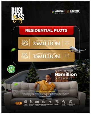 Land for Residential and Commercial  Property, Business Bay, Magbon, Ibeju Lekki, Lagos, Residential Land for Sale
