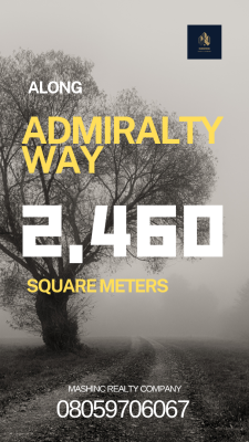 2460 Square Meters  Directdeal, Admiralty Way, Lekki Phase 1, Lekki, Lagos, Mixed-use Land for Rent