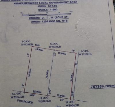 Investors Delight! 1296 Sqm of Prime Land, Mowe Ofada, Ogun, Land for Sale