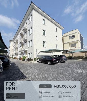Lovely 4 Bedroom Terrace Duplex with Bq, Ikoyi, Ikoyi, Lagos, Terraced Duplex for Rent