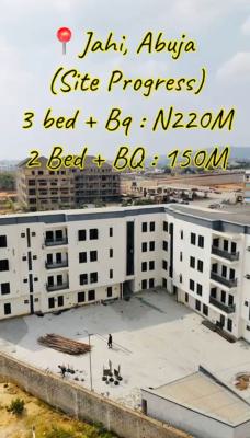 a Spacious Two Bedroom Apartment with Bq, Jahi, Abuja, Jahi, Abuja, Block of Flats for Sale