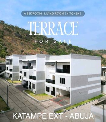 Nicely Built 4 Bedroom Terrace Duplex + Bq  Features 4 En-suite Bedroom, Katampe Extension, Katampe, Abuja, House for Sale