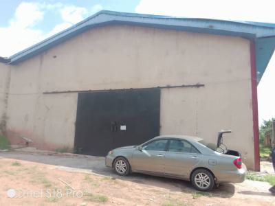 Big and Gated Warehouse Measuring About 800m² on Annual Lease, Secured Place, Paved Road., Moniya, Akinyele, Oyo, Warehouse for Rent