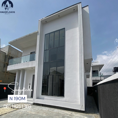 Lovely Built 4 Bedroom Fully Detached Duplex with Bq, Sangotedo, Ajah, Lagos, Detached Duplex for Sale