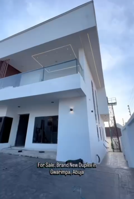 Newly Built 4 Bedroom Fully Detached Duplex with Bq, Main Gwarimpa, Gwarinpa, Abuja, Detached Duplex for Sale