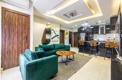 Very Neat Morden Day 2 Bedroom Apartment with Water View and Ikoyi Lin, Lekki Phase 1, Lekki, Lagos, Flat / Apartment Short Let