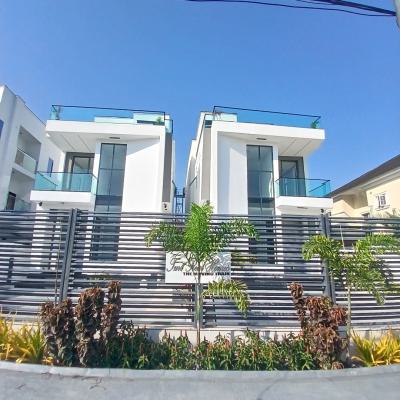 Luxury 5 Bedroom Detached Duplex with Swimming Pool, Rooftop Terrace, Chevron Drive, Chevron, Lekki, Lagos, Detached Duplex for Sale