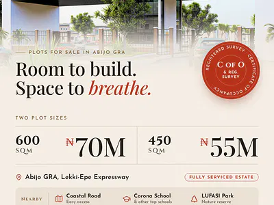 Serviced Residential Land with C of O — Lekki, Lagos