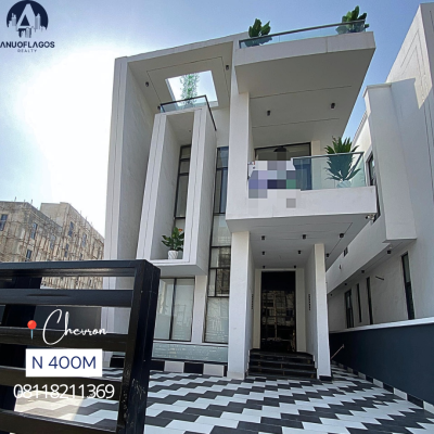 Premium 5 Bedroom Fully Detached Duplex, Chevron, Lekki, Lagos, Detached Duplex for Sale