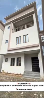 a Brand New Spacious 4-bedroom Terrace Duplex + 1bq, Katampe District ( Video of The House Is Attached), Katampe (main), Katampe, Abuja, Terraced Duplex for Rent