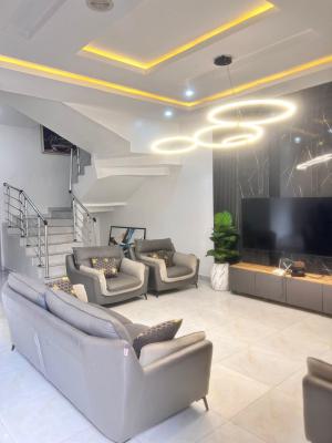 Self Compound 4  Bedroom  Duplex, in a Secured  and Serene  Environmen, Orchid Road, Lekki, Lagos, Semi-detached Duplex for Rent