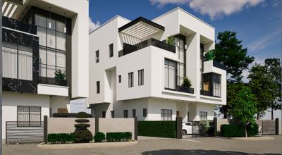 Off  Plan 4 Bedroom Semi Detached Duplex, Gra, Ogudu, Lagos, Semi-detached Duplex for Sale