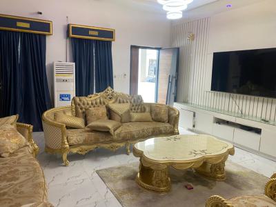 a Luxury Furnished 4 Bedrooms Terrace, Spring Villa Estate, Sangotedo, Ajah, Lagos, Terraced Duplex for Rent
